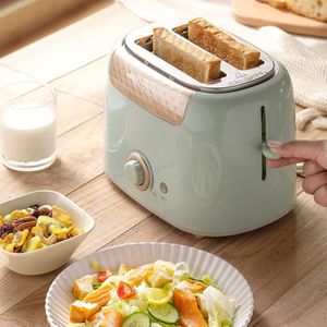 Rvs Elektrische Broodrooster Huishoudelijke Automatische Brood Bakken Maker Ontbijt Machine Toast Sandwich Grill Oven 2 Slice