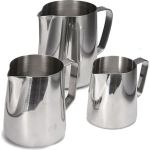 Rvs Espresso Koffie Pitcher Craft Latte Melk Opschuimen Jug Koffie Cup