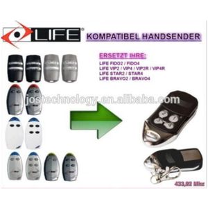 1 Pc Leven Garagepoort Afstandsbediening Leven FIDO2 VIP2 VIP4 STAR2 BRAVO4 Rolling Code 433,92 Mhz Garage Commando Handheld zender