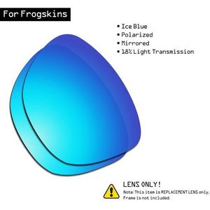 SmartVLT Gepolariseerde Zonnebril Vervanging Lenzen voor Oakley Frogskins-Ice Blue