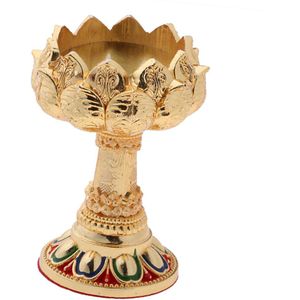 45/76 Mm Hoogte Boeddha Lotus Boter Kaars Lamp Houder Base Brander Voor Thuis Bidden Veilig/Fortune/luck