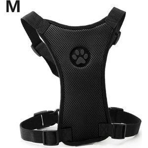 Hond Harnas Autostoeltje Belt Leash Mesh Borstband multifunctionele Ademend Dierbenodigdheden