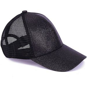 Kids Paardenstaart Mesh Hoed Outdoor Sport Baseball Cap Running Camping Wandelen Zonnehoed Kind Rommelig Bundel Paardenstaart Cap