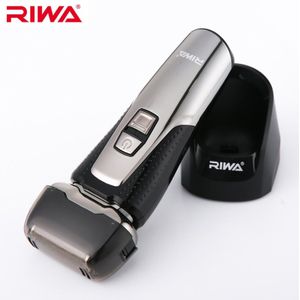 RIWA Professionele LCD Display Mannelijke Elektrisch Scheerapparaat mannen Scheerapparaat Een Blade Wasbare Scheren Machine Voor Baard Kapsels RA-5502