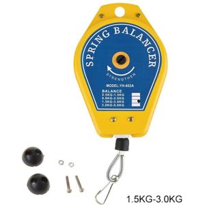 Duurzaam Intrekbare Veerbalancer Staaldraad Meetinstrument Haak Houder Opknoping 3-5Kg Assemblage-Lijn Armaturen