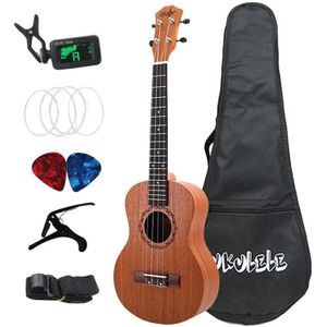 26 Inch Ukelele Tenor Sapele Akoestische Guitaar Mini Hawaii Volledige Kits Ukulele Gitaar Voor Beginner Kids