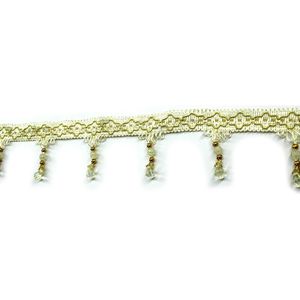 1m Gordijn Naaien Tassel Fringe Trim Tassel Crystal bead Kant Accessoires Gordijn DIY Decoratie