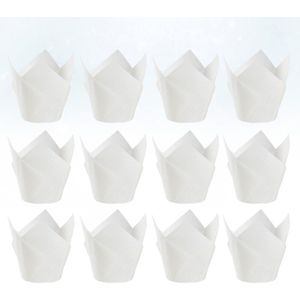 150Pcs Olie-Proof Cake Inpakpapier Effen Cake Papier Houder Party Paper Cup (Koffie)