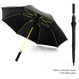 PALONY Golf lange rechte handvat volledige automatische reclame paraplu custom en print umbrellacolor fiber paraplubak.