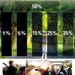 Raam Verven Film Auto Accessoires Auto Thuis Glas Window Tint Tinting Film Roll Schraper Auto Dak Film Glas 5%/15%/25%/35%/50%