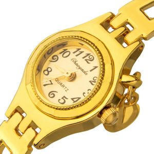 Vrouwen Horloge Casual Gold Roestvrij Stalen Armband Horloge Kleine Analoog Dial Vrouw Horloge Uur Klok Elegante Relojes