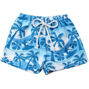 Pasgeboren 1-4Years Kid Baby Jongens Hawaiian Zwemmen Shorts Elastische Tailleband Shorts Zomer Strand Shorts