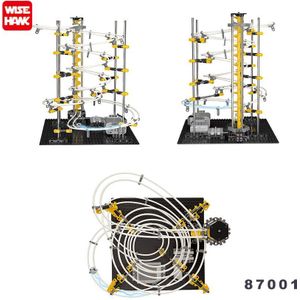 Model Building Kit Grappige Onderdelen Ruimte Rail Roller Coaster Speelgoed Spacerail Niveau 1 2 3 4 Diy Spacewarp Erector set 5500Mm Sport