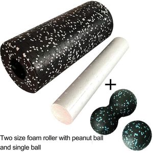 Trigger Punt Foam Roller Set Hoge Dichtheid Massage Roller Pinda Bal Voor Nek Spieren Deep Tissue Massage