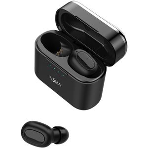 INSMA AirBuds Mini TWS In-Ear bluetooth 5.0 Oortelefoon Sport Hi-Fi Stereo True Draadloze Binaural Ondersteuning QI Opladen Oordopjes