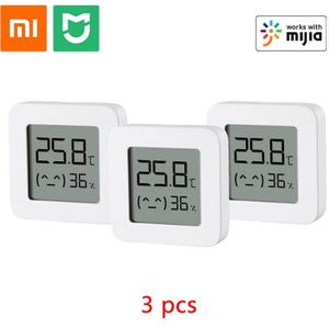 Xiaomi Mijia Bluetooth Thermometer Hygrometer 2 Temperatuur Vochtigheid Sensor Smart Digitale Lcd Vochtmeter Thermo-Hygrometer