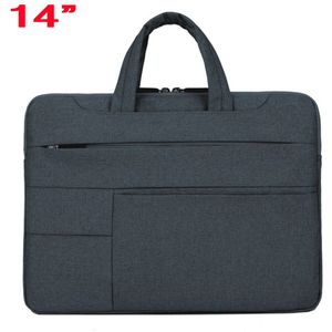 Mannen Aktetassen Notebook Laptop Sleeve Draagtas Tas Handtas Voor Mac MacBook Air Pro 13 ""14"" 15