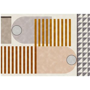 Nordic Moderne Minimalistische Streep Geometrische Tapijt Thuis Slaapkamer Bed Tapijt Woonkamer Tapijt Floor Mat Alfombra