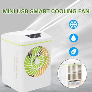 Shpping Smart USB Airconditioner Ventilator Mini Draagbare Persoonlijke Luchtreiniger Functie Bureau Kantoor voor Luchtbevochtiger