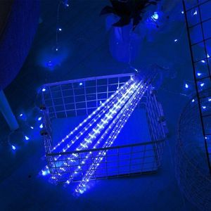 30Cm 8Tube Meteor Shower Rain Tube Sneeuwval Led Light Voor Valentijn Tuin Decor Kerstverlichting Outdoor Strings 220V