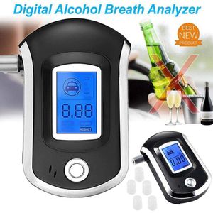 Politie Alcohol tester blaastest digitale breath analyzer blow professionele AT6000 draagbare alcohol testen Etilometro