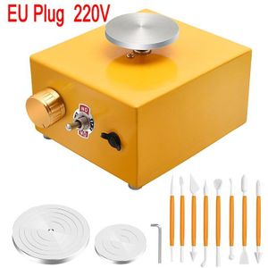 Elektrische Aardewerk Wiel Diy Keramische Gereedschappen Mini Elektrische Aardewerk Machine Gebruikt Voor Keramische Werkt Aardewerk Kunstwerk Eu Plug Us Plug