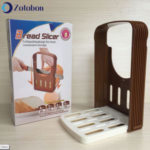 Zotobon Toastbread Snijmachines Verstelbare Bagel Cutter Toast Slicer Brood Cutter Sandwich Vouwen Maker Snijden Tool Voor Keuken F52