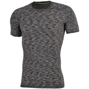 Li-Ning Mannen Running Base Layer T-shirts Ademend Strakke Fit Tee Comfort Voering Li Ning Sport T-shirt Tops AUDM017