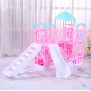 1/12 Poppenhuis Sliding Spelen Ladder Pretpark Miniaturen Meisjes Slide Tuin Speelgoed Poppenhuis Accessoires Q6PD