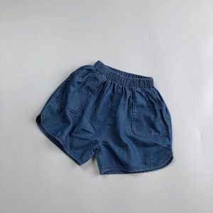 3725 Kinderen Denim Shorts Koreaanse Zomer Baby Jongens En Meisjes Broek Zachte Tencel Katoenen Denim Broek