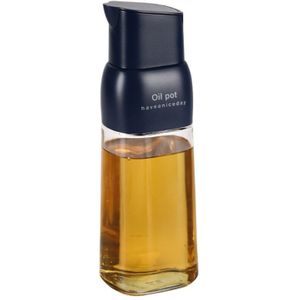 Grote Capaciteit Glas Olie Kan Automatische Openen En Sluiten Olie Fles Container Keuken Kruiden Dispenser
