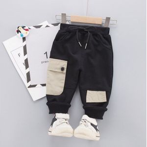 Herfst Baby Jongens Katoen Zakken Hoge Taille Volledige Lengte Mode Broek Kinderen Kids Casual Losse Broek