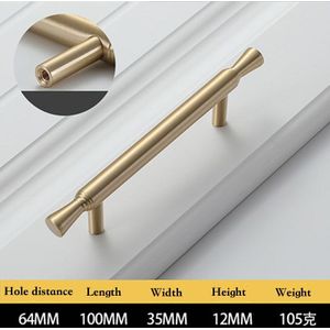 Messing Goud Handvat En Knoppen Keukenkast Knoppen Lade Trekt Kledingkast Handvatten Moderne Nordic Meubels Deur Hardware