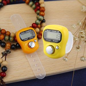 1pc Stitch Marker Rij Counter LCD Elektronische Digit Finger Ring Digitale Telapparaat Clicker Timer