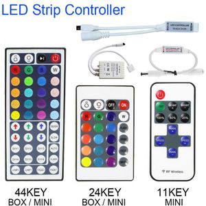 RGB Led Controller DC 5 V 12 V 24 toetsen Doos 44 toetsen 11 toetsen 17key Mini Afstandsbediening Dimmer voor SMD 3528 5050 2835 Led Strip Licht