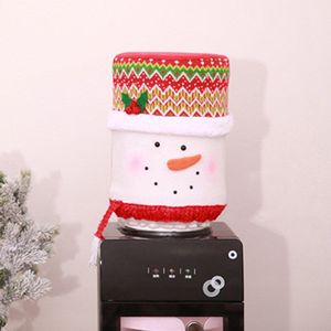 Kerst Decoratie Water Dispenser Cover Water Dispenser Stof Katoen Linnen Jas Stofkap Doek Bescherming
