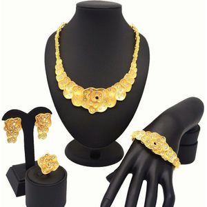 sieraden sets voor afrikaanse vrouwen mode-sieraden sets goud sets groene ketting
