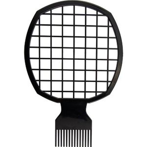 Mannen Krullend Haar Kam Zwart Styling Kam Twist Barbershop Kam Voor Zwart Krullend Haar Katoen