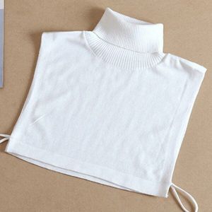 Nieuw apparel Vintage Afneembare Knit coltrui vrouwen wilde laat kraag fall winter hedging warme kraag shirt