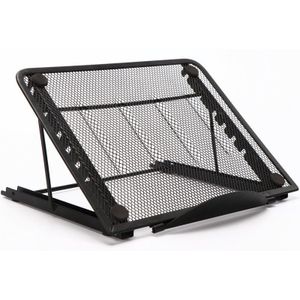 Mesh Geventileerde Verstelbare Laptop Stand Houder Koeler Folding Portable Voor Laptop Notebook Tablet Verstelbare Notebook Stand