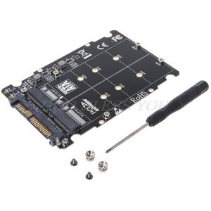 2 In 1 M.2 Nvme Sata-Bus Ngff Ssd Pci-E U.2 SFF-8639 Adapter Pcie M2 Converter Desktop Computer