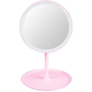 Make-Up Spiegel Met Natuurlijke Witte Led Daglicht Afneembare/Opslag Base Spiegel Verstelbaar Tafel Cosmetische Spiegel Home Reizen