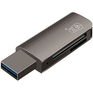 Kawau C370 Hoge Snelheid 3.0 Twee-In-Een Kaartlezer Compatibel Met Tf/Sd-kaart Metalen Computer mobiele Telefoon Auto Draagbare C370