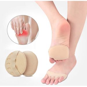 Pexmen 2 Stks/zak Vijf Tenen Voorvoet Pads Vrouwen Hoge Hakken Half Inlegzolen Middenvoet Kussens Bal Van Foot Care Kussen Pads