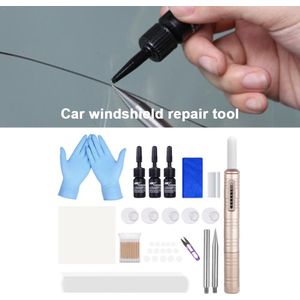 DIY Auto Voorruit Reparatie Tool Kit Voor Fix Auto Glas Voorruit Crack Chip Scratch Beschermende Decoratieve Stickers