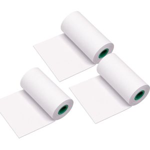 3 Rollen Thermisch Papier Roll 56*30Mm Pa-Gratis Zwart Lettertype Geen Lijm/Zelfklevende Etiketten Voor peripage A6/A8/P6 Paperang P1/P2 Printer