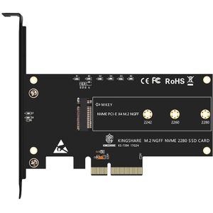 PCI-Express PCI-E 3.0X4 te M.2 NGFF M Sleutel Slot Converter Adapter Card M2 Nvme PCIE SSD riser Card voor Desktop Ondersteuning 2230 22