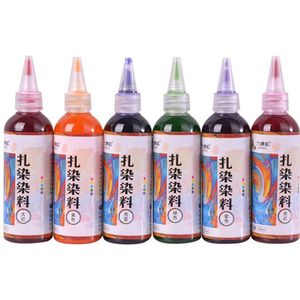 6 Stuks Kleding Graffiti Home Voor Kids Permanente Een Stap Draagbare Family Fun Diy Craft Art Verf Tool Tie Dye kit Stof Decor