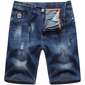 Plyhuny Elastische Taille Denim Shorts Voor Mannen Zomer Mode Gat Shorts Jeans Casual Shorts Mannen Plus Size 6XL Mannen shorts