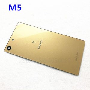 Achter Glas Cover Behuizing Batterij Deur voor Sony Xperia M5 E5603 E5606 E5653 Vervangende Onderdelen Back Door Case Cover